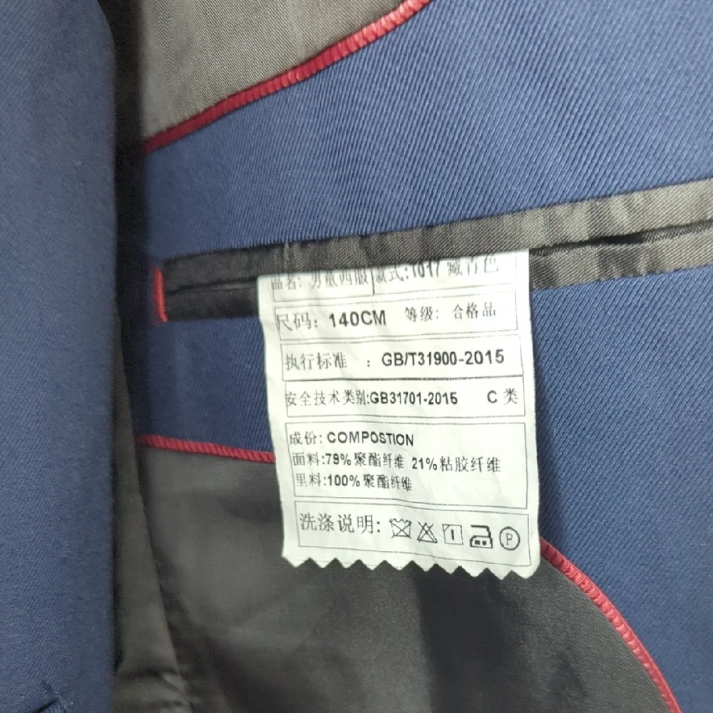 Boys Navy 3-piece Suit! 8-10y - Picture 3 of 6